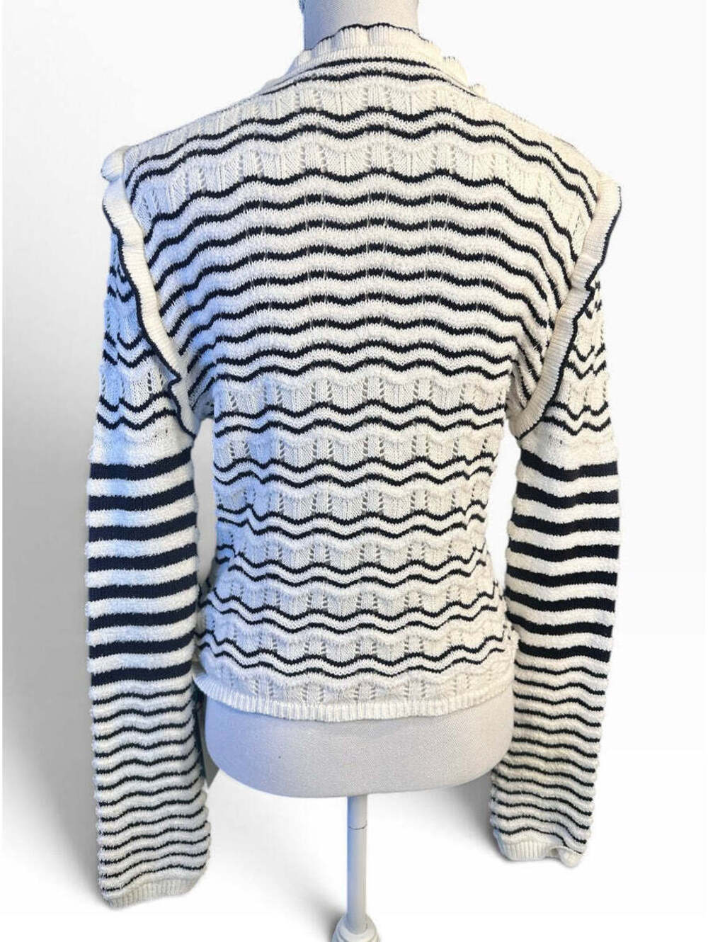 Commense Stripe Sweater SWT - Size Large - Picture 3 of 4